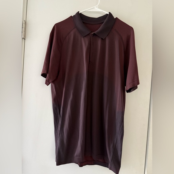 lululemon athletica Dark Maroon Polo Shirt - Picture 1 of 1